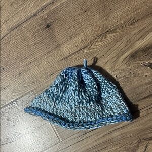 Cozy Blue Knit baby Hat